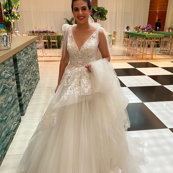 ISA Weeding gown (SMALL) AIRE BARCELONA COLLECTION (ROSA CLARA)